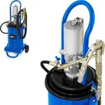 Msw - Fettpre&szlig;e Druckluft Fettpresse Pneumatisch Abschmierpresse Fahrbar 12 L...