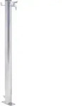Wassers&auml;ule F&uuml;r Den Garten 60 Cm Edelstahl Rund Vidaxl