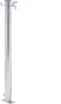 Wassers&auml;ule F&uuml;r Den Garten 100 Cm Edelstahl Rund Vidaxl