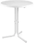 Stehtisch Bistrotisch Emma &Oslash;60cm Wei&szlig; - Beautissu