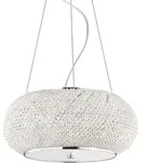 Ideal Lux - Pasha' - 6 Licht Decke Anh&auml;nger Chrom Mit Kristallen, E14