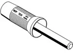 Wp 120 Spitzenh&uuml;lse Keilform Spitzen-gr&ouml;&szlig;e 0.8 Mm Inhalt 1 St. - Weller