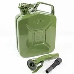 Trutzholm &reg; - 1x Benzinkanister Kraftstoffkanister Diesel Metall 5 Liter Olivgr&uuml;n