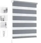 Doppelrollo Klemmfix Ohne Bohre Verdunkelnd Fensterrollo Seitenzugrollo F&uuml;r...