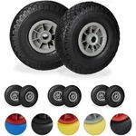 8 X Sackkarrenrad, Pannensichere Vollgummireifen, 3.00-4 Zoll, 20 Mm Achse, Bis...