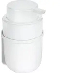 Turbo-loc&reg; Seifenspender Carpino Wei&szlig;, Befestigen Ohne Bohren, Wei&szlig;, Polystyrol
