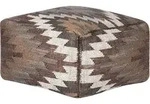 Pouf Deepor Jute Bunt