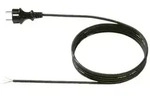322.174 Strom Anschlusskabel Schwarz 2.00 M - Bachmann