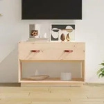Tv-schrank 90x40x60 Cm Massivholz Kiefer Vidaxl
