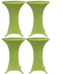 Stretch-tischhussen 4 Stk. 80 Cm Gr&uuml;n Vidaxl