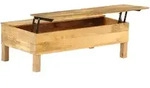 Couchtisch Massivholz Mango 110x55x35 Cm Vidaxl