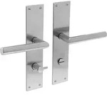 Intersteel - T&uuml;rdr&uuml;cker Jura Auf Schild 250x55x2 Mm Mit Bad/wc 78 Mm + 8 Mm...