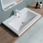 Sogood - Design Waschbecken Colossum01, Wei&szlig; Aus Gussmarmor, Waschtisch,...