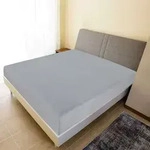 Spannbettlaken 2 Stk. Jersey Grau 140x200 Cm Baumwolle Vidaxl