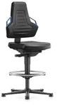 Fp - Interstuhl Arbeitsdrehstuhl Nexxit Bodengleiter + Fu&szlig;ring - 9031-mg01-3277