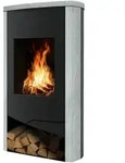 Kaminofen Typ11155-nevada Schw Streif. Abdeckpl. Naturst. 5kw
