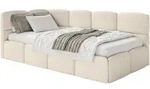 Selsey Cloudy &ndash; Jugendbett 120 Cm, Bettkasten, Boucl&eacute;, Kopfteil Links,...