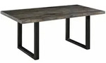 Esstisch Mango 200x100x76 Grau Lackiert Railway 206