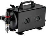 Wiltec Airbrush Kompressor As18tb 1/6 Ps, Druckluftkompressor Mit 20-23 L/min