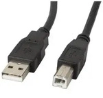 Kabel Lanberg Drucker Usb Stecker Auf Usb Stecker Schwarz 5 M
