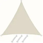 Amanka - Upf50+ Uv Sonnensegel 4x4x4 Polyester Dreieck Wasserabweisend Garten...