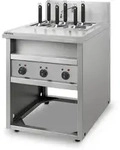 Vertes Nudelkocher Aus Edelstahl, 3 X 1700 W, 3 X 14 L, 6 K&ouml;rbe