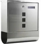 Wiltec - Briefkasten Mit Zeitungsrolle 305 X 95 X 335 Mm, Wandbriefkasten Mit