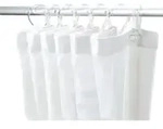 Duschvorhang 1.20x2.00 M Pvc Wei&szlig; Delabie 1382