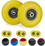 8 X Sackkarrenrad, Pannensichere Vollgummireifen, 3.00-4 Stahlfelge, 20mm Achse,