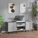Vidaxl - Plattenschrank Betongrau 121x38x48 Cm Holzwerkstoff