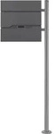 Ml-design - Ecd Germany Standbriefkasten Mit Zeitungsfach, Design Briefkasten...
