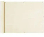 Balkon Sichtschutz Creme 90x600 Cm Hdpe Vidaxl