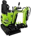 Kompakter Minibagger 6,8 Kw Benzin Mit Standardl&ouml;ffel Zipper Zi-mbg600h
