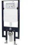Wc-vorwandelement Bernstein G3008 Mit Bet&auml;tigungsplatte Modell Schwarz Glas