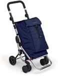 Foppapedretti Go Up Einkaufswagen Schwarz Marine 38 Liter