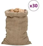 Jutes&auml;cke 30 Stk. 60x105 Cm 100% Jute 340 G/m2 - Vidaxl