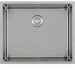 3d-sp&uuml;le Capp55r10 Edelstahl Sp&uuml;lbecken - Integral-siebkorb&uuml;berlaufventil -
