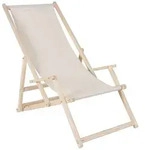 Strandstuhl Mit Armlehne Strandliege Holz Liegestuhl Gartenliege Sonnenliege