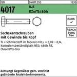 Iso 4017 Sechskantschraube Vg M16x50 Stahl 8.8 Zinklamellenbeschichtet 50 Stk