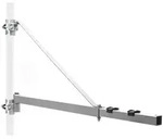 Wiltec - Schwenkarm Halterung F&uuml;r Seilzug Bis 600 Kg, Tr&auml;ger F&uuml;r Seilwinde...