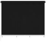 Vidaxl Outdoor Roller Blind 350x230 Cm Black