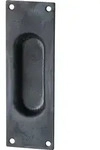 Schiebet&uuml;rmuschel 40 X 120 Mm Gerade, Schwarzstahl