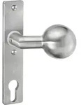 Amf - Knopfkurzschild 439 Gekr&ouml;pft, Drehbar, 156x32x6 Mm, Knopf &Oslash; 55...