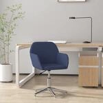 B&uuml;rostuhl Drehbar Blau Stoff Vidaxl