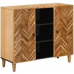 Stauraumschr&auml;nke Braun 90 X 33,5 X 75 Cm Massivholz Mango Vidaxl