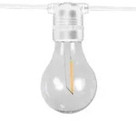 Allegra Lichterkette Mit Kabel F&uuml;r Den Innen- Und Au&szlig;enbereich. 10 Led-lampen...