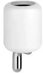 Gessi - Goccia Wand Glashalter, Becher In Gres Wei&szlig;, 38007079