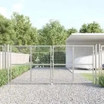 Vidaxl - Mesh-gartentor Silbern 300x175 Cm Verzinkter Stahl