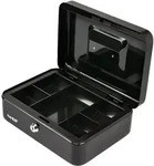 Hmf - 10125-02 Geldkassette M&uuml;nzeinsatz, 25 X 18 X 9,5 Cm, Schwarz
