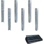 Bodenanker Erdanker Winkelanker-set Solidlock F&uuml;r Spielturm & Schaukel Inkl.
